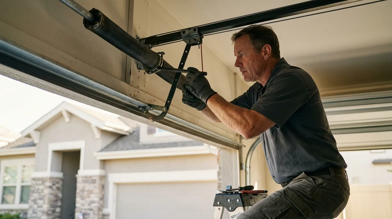 Garage door work by Cincinnati Garage Door Pros in Cincinnati, OH