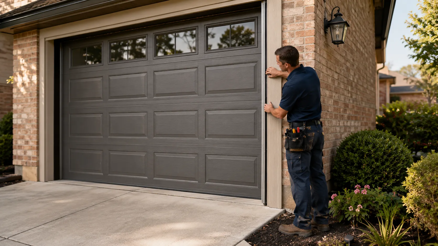 Garage door work by Cincinnati Garage Door Pros in Cincinnati, OH