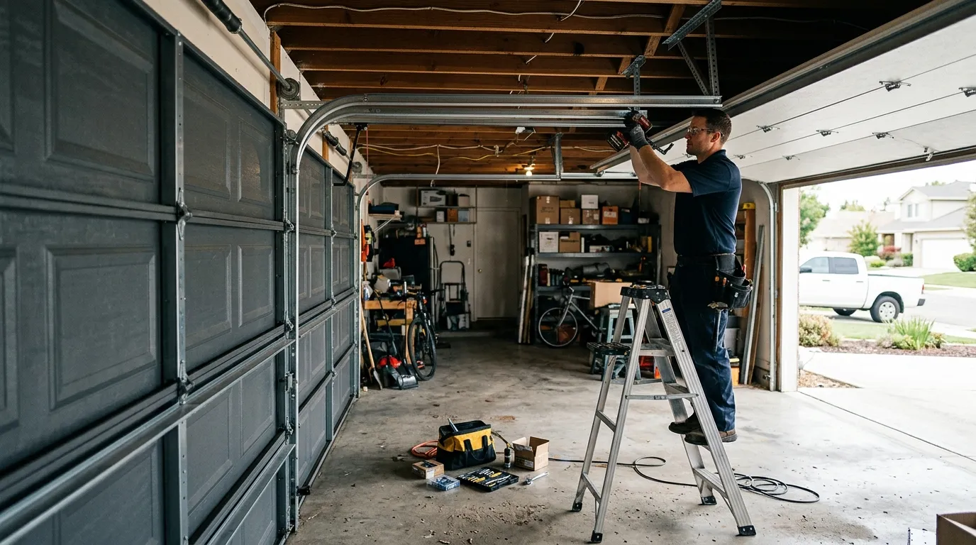Garage door work by Cincinnati Garage Door Pros in Cincinnati, OH